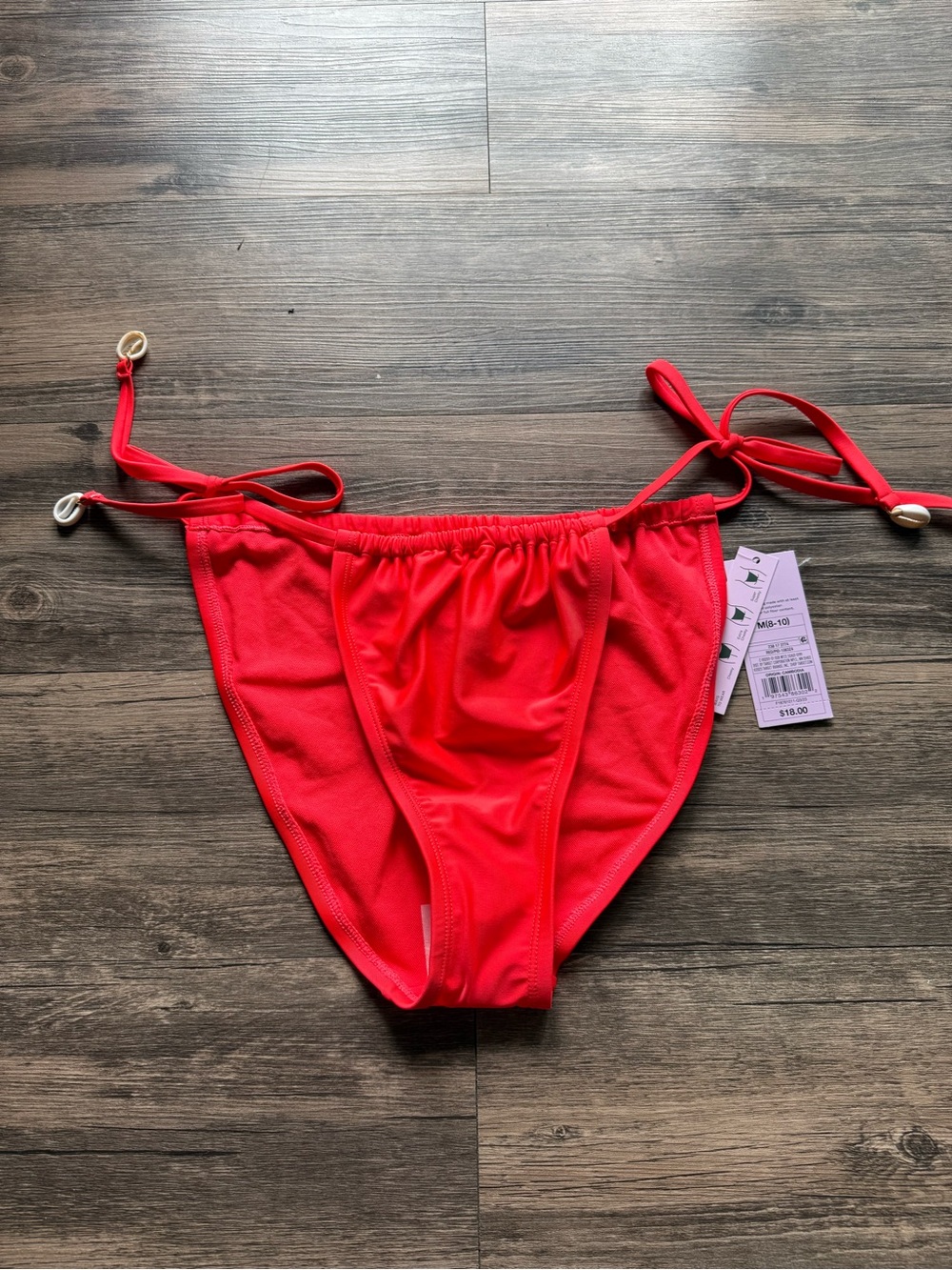 Target Red Women’s Tie-Side Bikini Bottoms